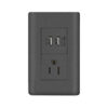 MAVIJU N AQUA JACK2XUSB(2.1A 1A) TOMACORRIENTE NEGRO