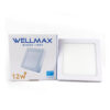 PANEL LED 12W 6500K CUAD/EMPT 120/240V MULTIUSO WELLMAX