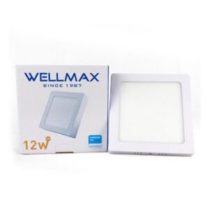 PANEL LED 12W 6500K CUAD/EMPT 120/240V MULTIUSO WELLMAX