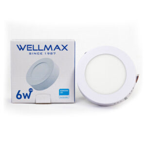PANEL LED 6W 6500K RED/SBRP 120/240V MULTIUSO WELLMAX