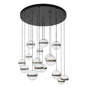 LAMPARA COLGANTE 16 ESFERAS DECORATIVAS
