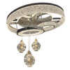 LAMPARA COLGANTE CRISTAL CIRCULAR 3 ESFERAS