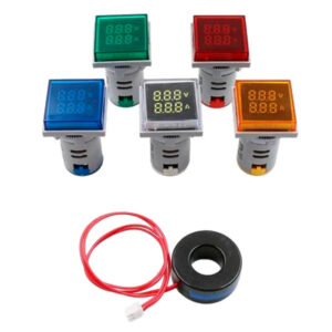 LUZ PILOTO (VOLTIMETRO)-LUZ ELECTRONICA 22MM AC 50-500V 50-60Hz (VOLT)